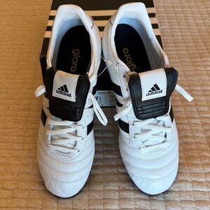 New Adidas Gloro White and Black Cleats